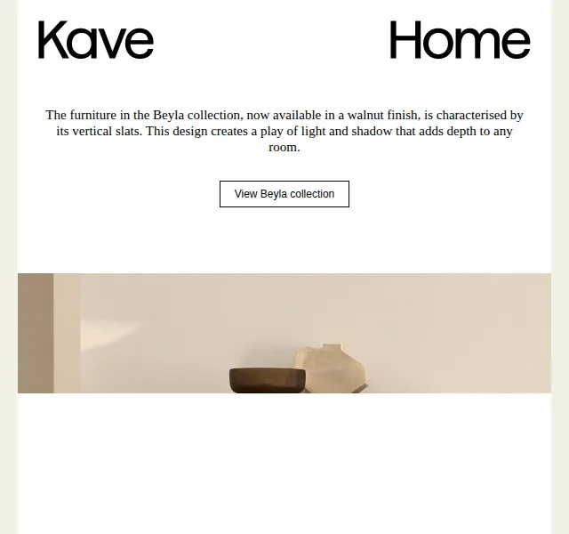 Kave Home Sale: nový ořechový finish Beyla – červenec 2026 | Nuslet.cz