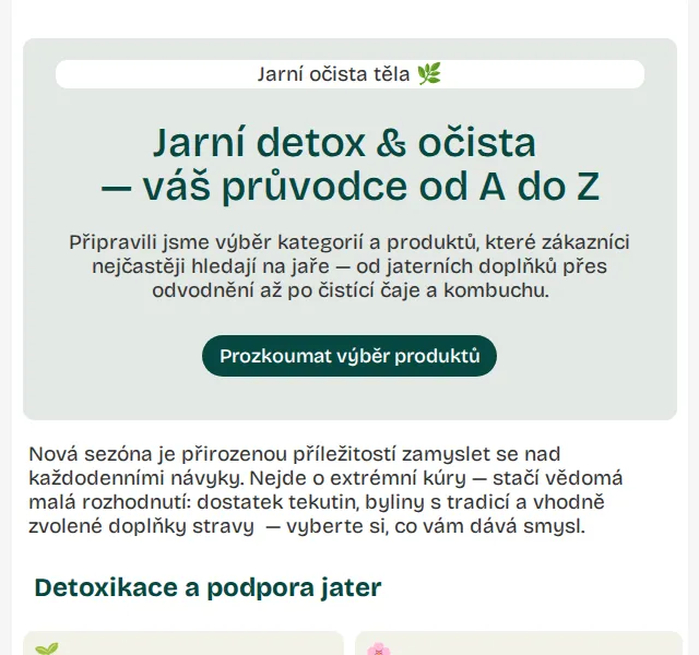 Pilulka.cz: Jarní detox se slevou až 50 % – červen 2026 | Nuslet.cz