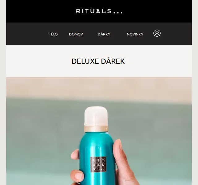 Rituals: Deluxe dárek sprchová pěna k nákupu nad 2 400 Kč – červen 2026 | Nuslet.cz