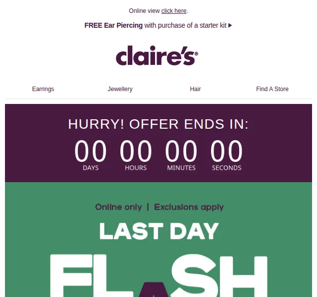 Claire's: Flash sleva na šperky – červen 2026 | Nuslet.cz