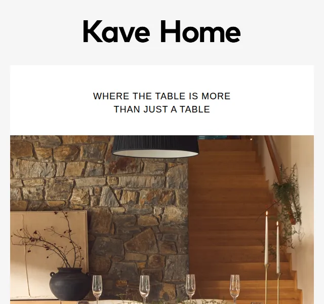 Kave Home Sale: Inspirace pro vánoční stůl – červen 2026 | Nuslet.cz