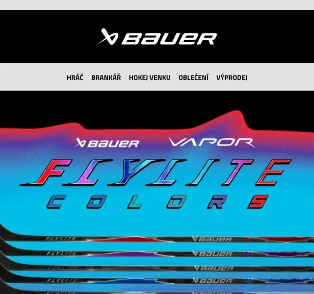 Bauer Hockey Česko: Vapor FLYLITE nová edice – květen 2026
