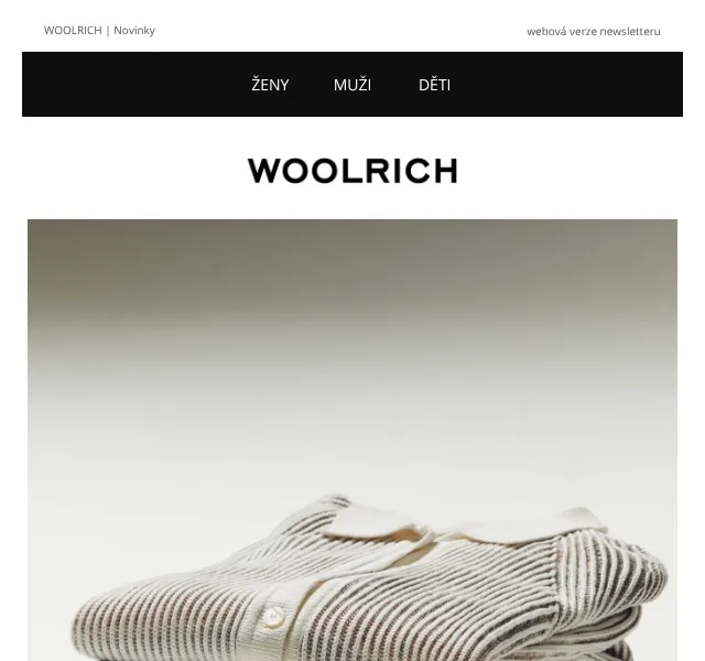 KARL LAGERFELD: Woolrich jarní novinky – květen 2026 | Nuslet.cz