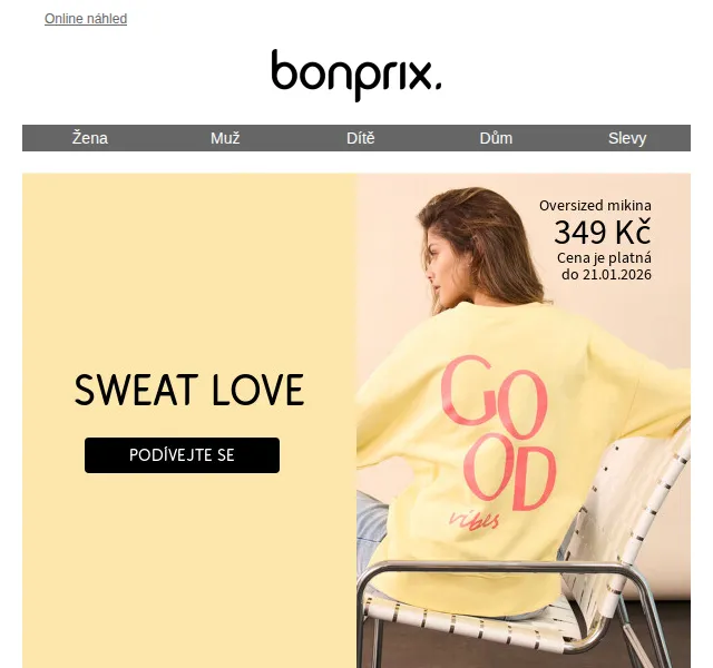 Bonprix: TOP DEAL – duben 2026 | Nuslet.cz