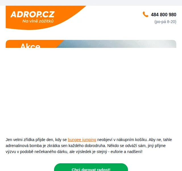 Adrop: Bungee jumping až 56 % sleva – červen 2026 | Nuslet.cz