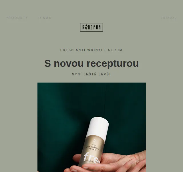 RINGANA: FRESH anti wrinkle serum s novým složením – červen 2026 | Nuslet.cz
