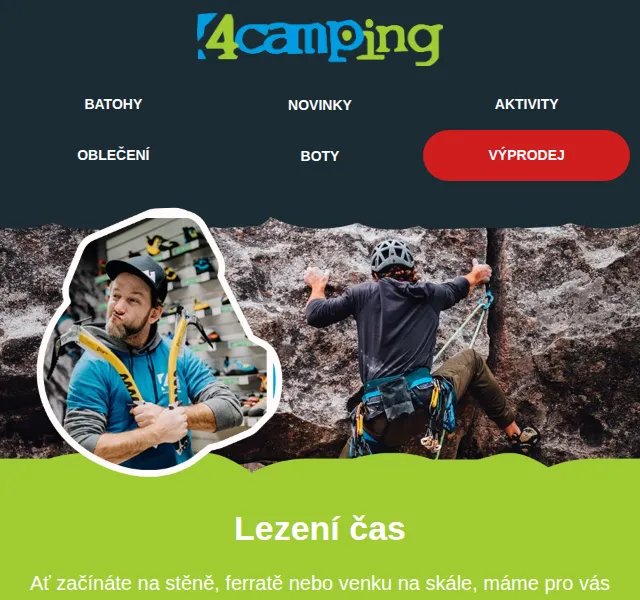 4camping.cz: výbava na lezení – červenec 2026 | Nuslet.cz