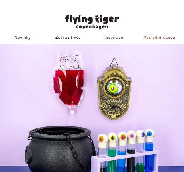 Flying Tiger Copenhagen: Halloweenská výzdoba – říjen 2026 | Nuslet.cz