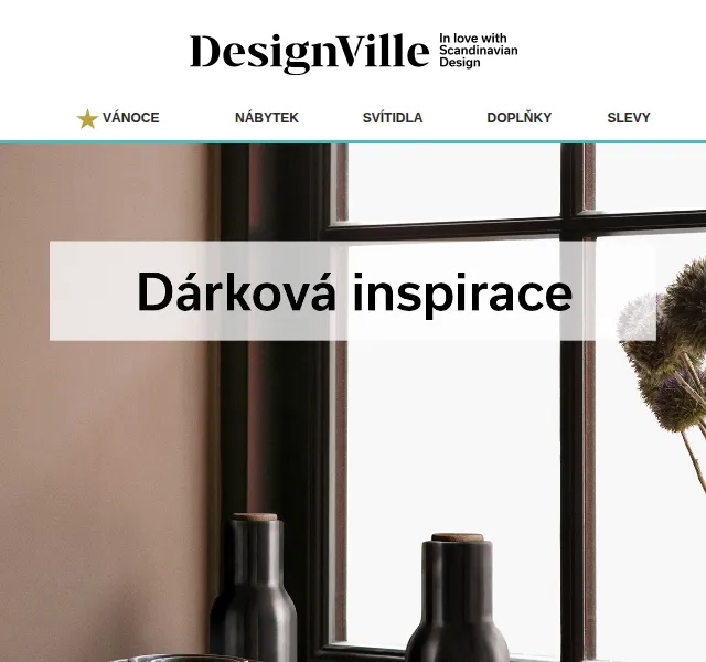 DesignVille: Inspirace pro dárky s 5% slevou – prosinec 2026 | Nuslet.cz