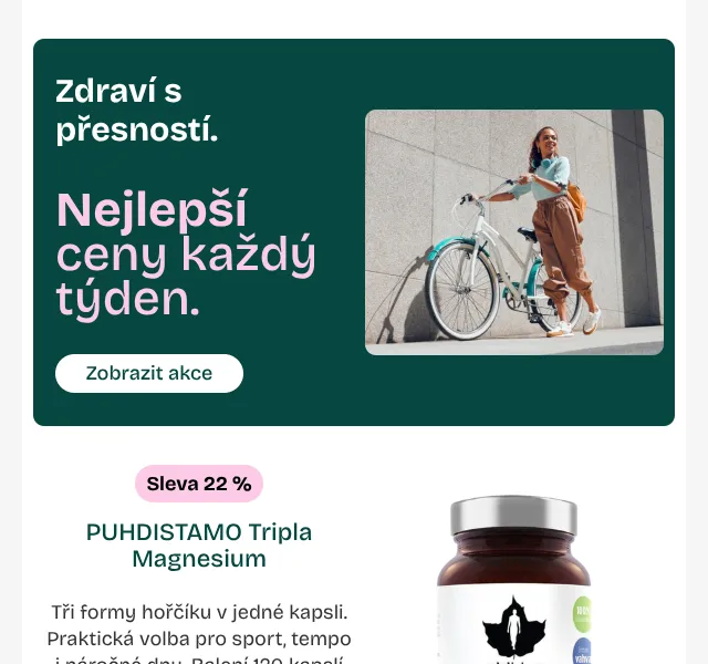 Pilulka.cz: Zdraví a péče až -24 % — červenec 2026