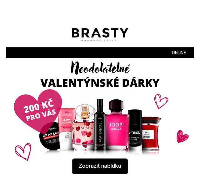 Brasty.cz: Sleva 200 Kč na parfémy – červenec 2026 | Nuslet.cz