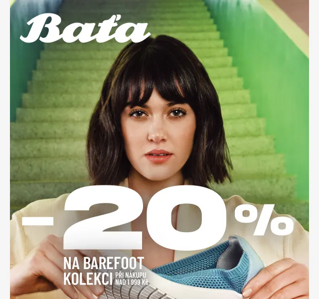 Baťa: -20 % na barefoot boty – červen 2026 | Nuslet.cz
