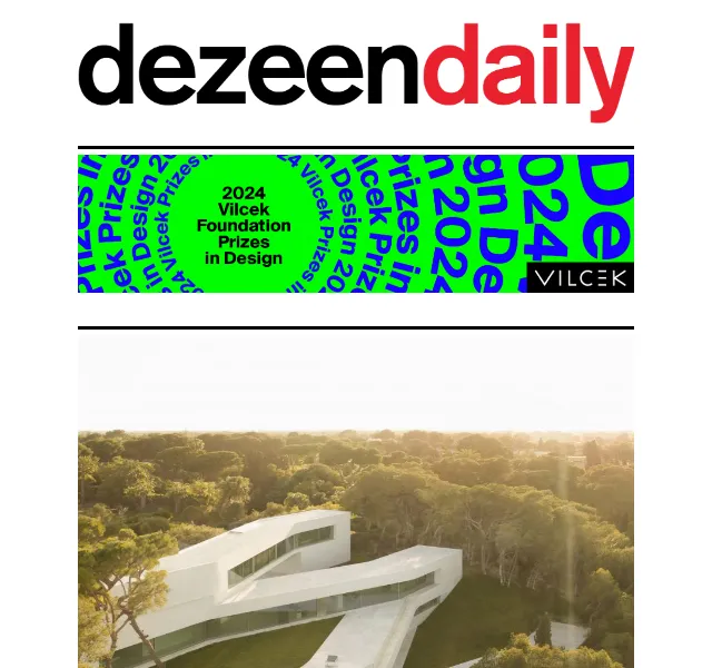 Dezeen Daily: architektonické novinky – červen 2026 | Nuslet.cz
