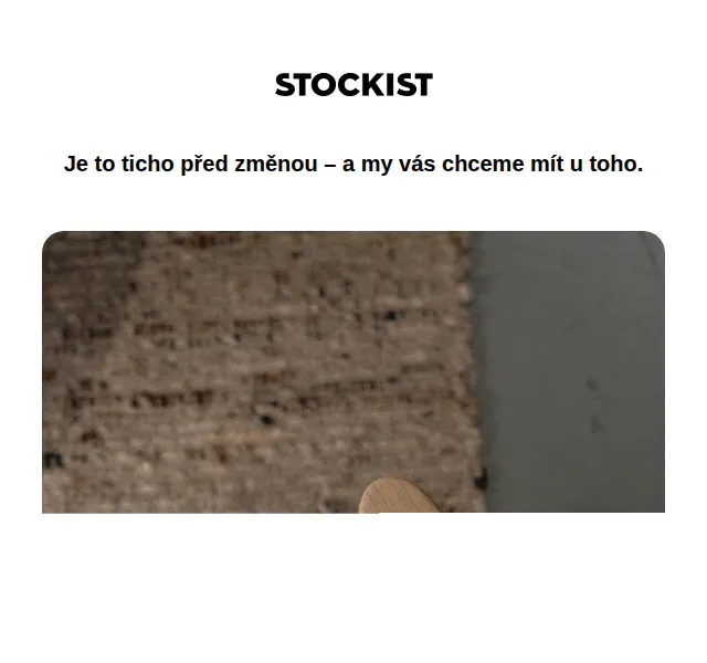 Stockist: Nová etapa showroomu – červenec 2026 | Nuslet.cz