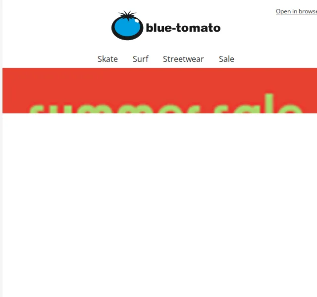 BLUE TOMATO: Summer Sale sleva až 70 % – červen 2026 | Nuslet.cz