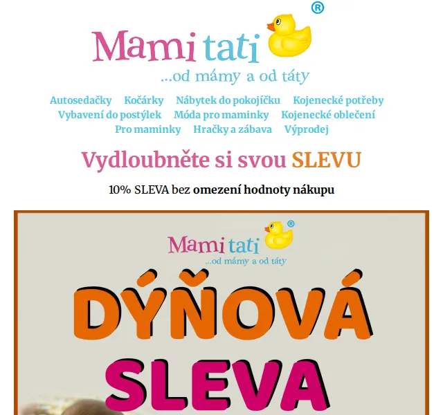 Mamitati.cz: 10% sleva na vše – červen 2026 | Nuslet.cz