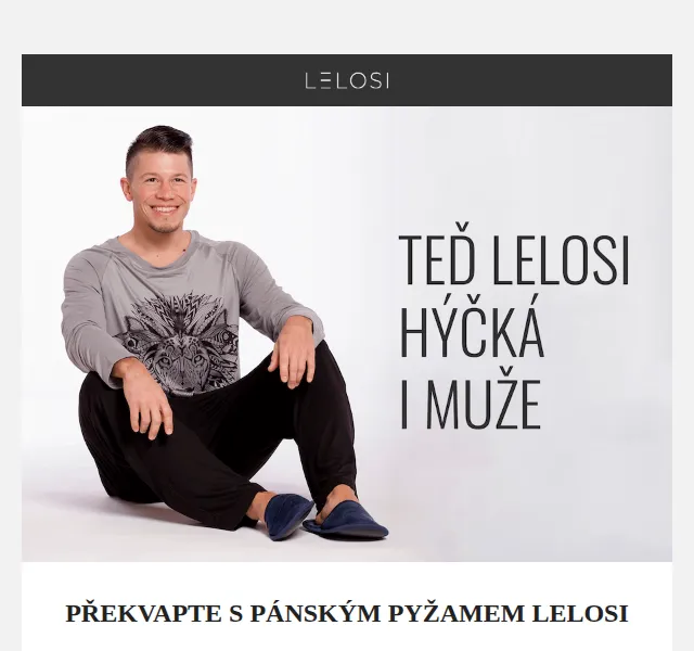 LELOSI: Nová pánská pyžama a tílka – červen 2026 | Nuslet.cz
