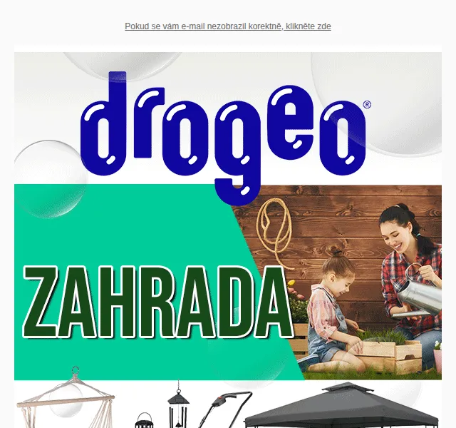 Drogeo: Letní zahradní vybavení – červen 2026 | Nuslet.cz