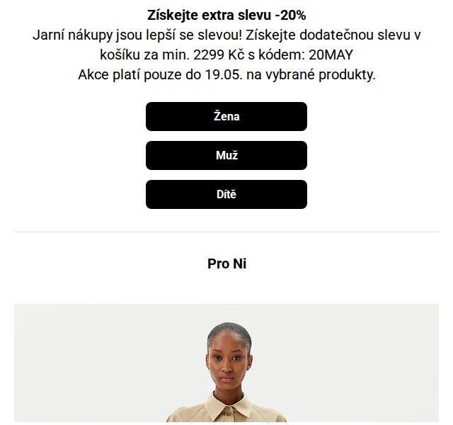 Modivo: Extra -20 % na jarní hity – červen 2026 | Nuslet.cz