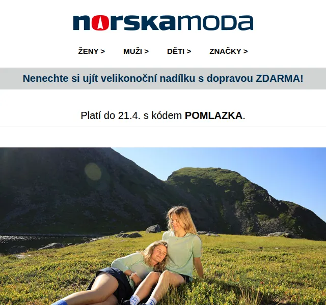 Norskamoda.cz: Sleva 15 % na norské oblečení – červen 2026 | Nuslet.cz