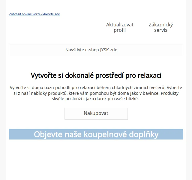 JYSK: Nabídka domácího pohodlí – červenec 2026 | Nuslet.cz