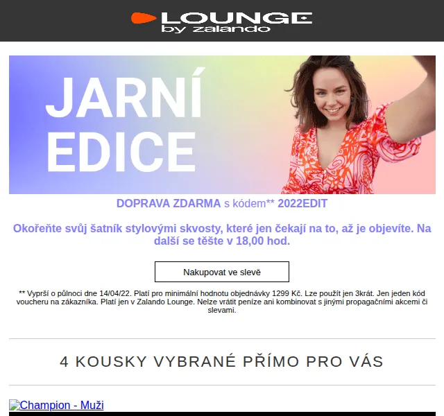 Lounge by Zalando: Jarní edice Champion – až 80% sleva – červen 2024 | Nuslet.cz