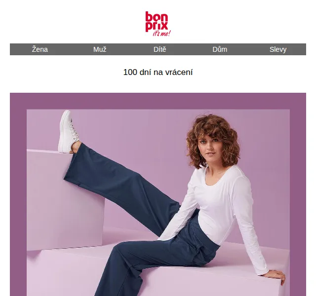 bonprix: Úžasné džíny a kalhoty Comfy – červen 2026 | Nuslet.cz