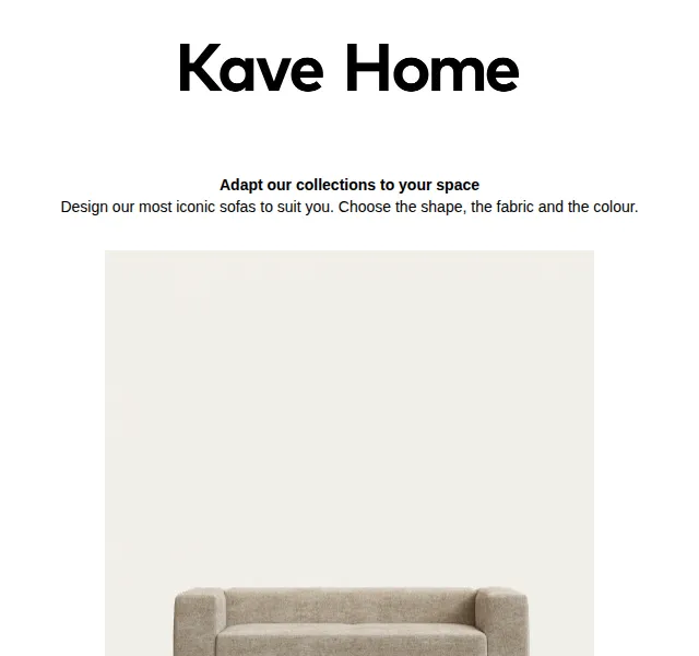 Kave Home Sale: Customizujte pohovku – červen 2026 | Nuslet.cz