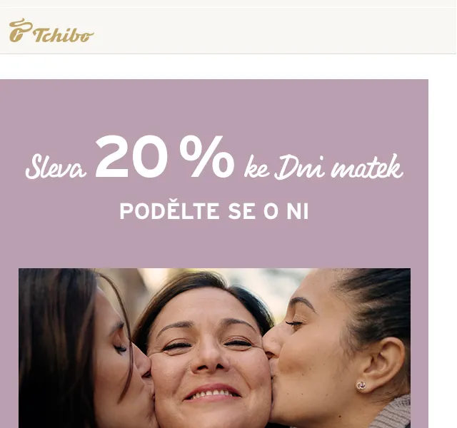 Tchibo: 20 % sleva na módní kolekci – květen 2026