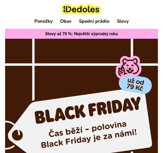 Dedoles: Black Friday slevy až 70 % – červenec 2026 | Nuslet.cz