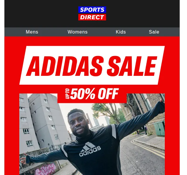 Sportsdirect: adidas Sale sleva až 50 % – červenec 2026 | Nuslet.cz