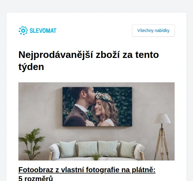 Slevomat: Fotoobraz z vlastní fotografie – červen 2026 | Nuslet.cz