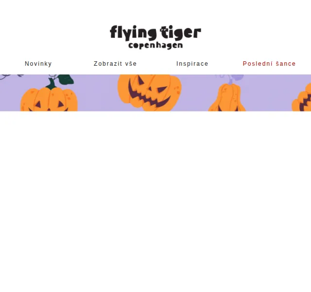 Flying Tiger Copenhagen: Halloweenská akce – červen 2026 | Nuslet.cz