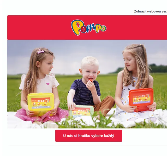 Pompo E-shop: Hračky a akce – červen 2026 | Nuslet.cz