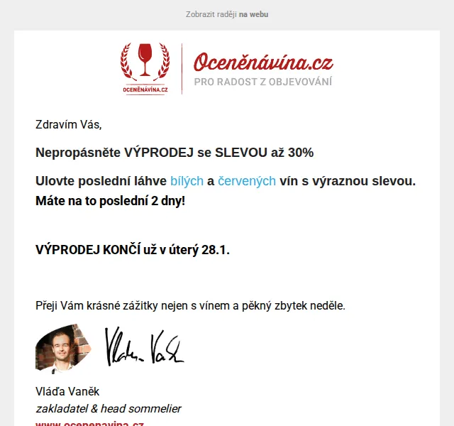 Vláďa z Oceněnávína.cz: SLEVA 30 % na vína – červen 2026 | Nuslet.cz