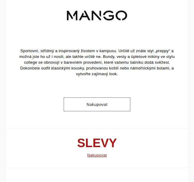 MANGO Home: Kolekce college stylu – červen 2026 | Nuslet.cz
