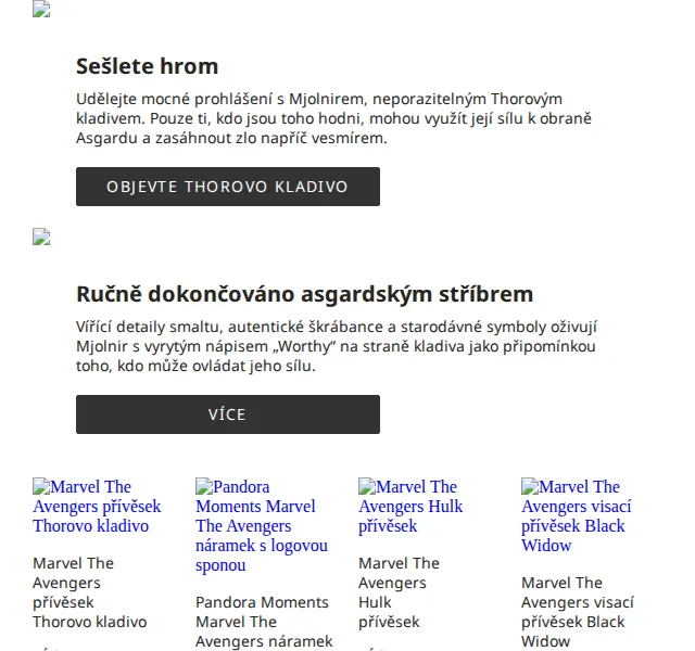 Pandora: Thorovo kladivo Mjolnir – červen 2026 | Nuslet.cz