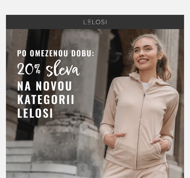 LELOSI: 20% sleva na novou kolekci mikin a tepláků – červen 2026 | Nuslet.cz