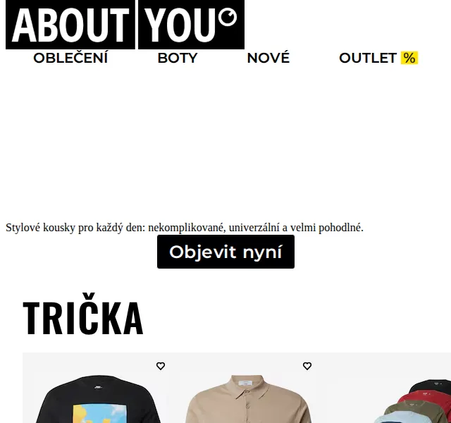 ABOUT YOU: Trička a šortky na léto – červenec 2026 | Nuslet.cz