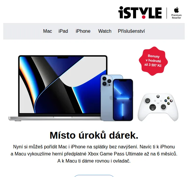 iSTYLE: AirPods k Apple Watch za polovinu – červen 2026 | Nuslet.cz