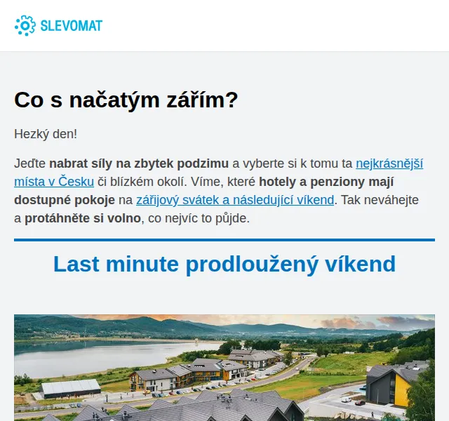 Slevomat: Last minute wellness pobyty – červenec 2026 | Nuslet.cz