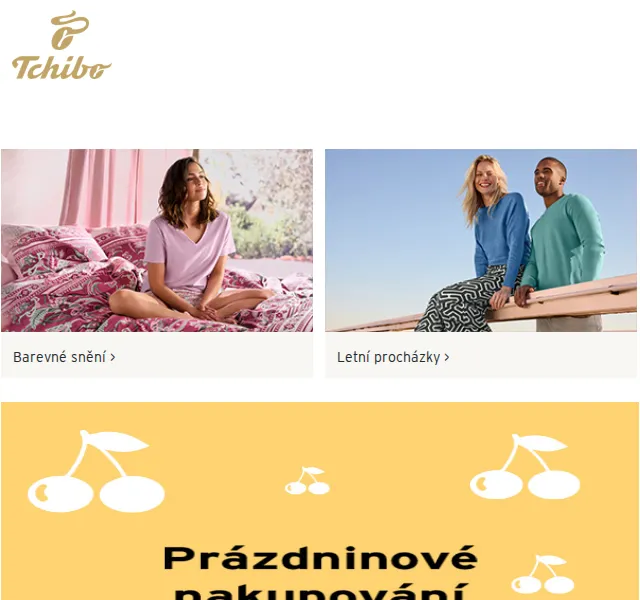 Tchibo: až 25 % sleva na módu a bydlení – duben 2026