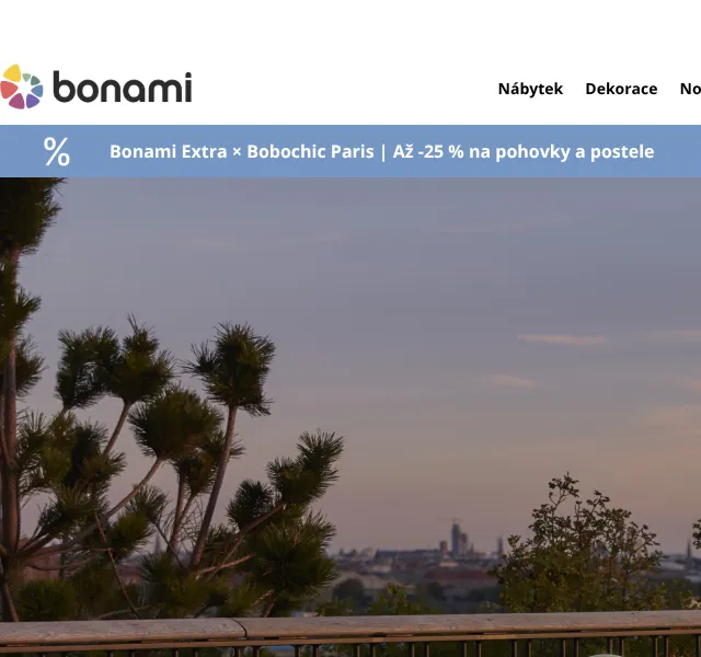 Bonami.cz: Venkovní nábytek a dekorace – až -40 % | Červenec 2026
