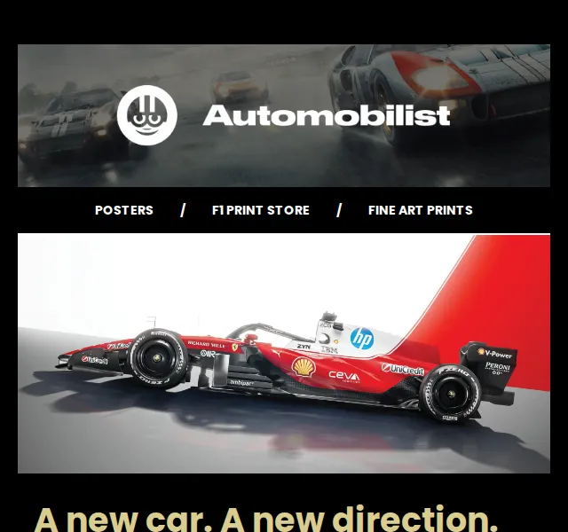 Automobilist: Plakát Ferrari SF-26 – červen 2026 | Nuslet.cz