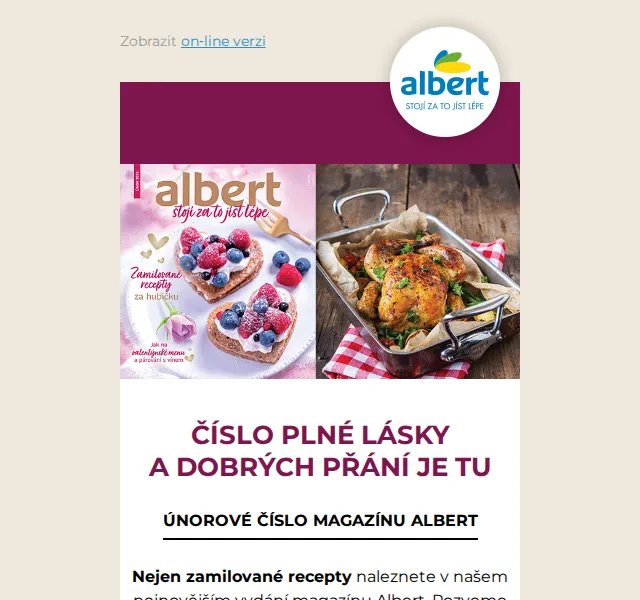 Albert: Recepty z řepy pro povzbuzení – únor 2026 | Nuslet.cz
