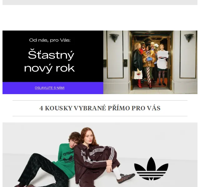 Lounge by Zalando: adidas Originals, MOSCHINO — až 76 % | Březen 2026