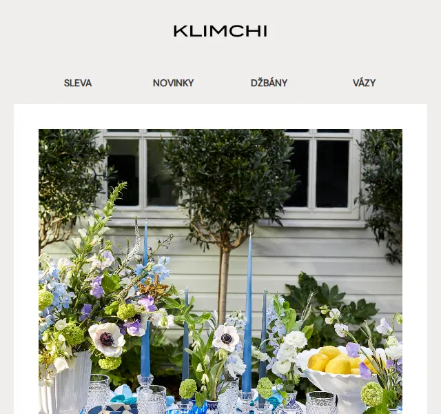 KLIMCHI: Luxusní goblety a stolování inspirované The Sunday Times Style – červen 2026 | Nuslet.cz