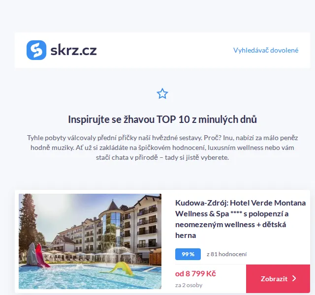 Skrz: TOP 10 pobytů s wellness a degustací vín – červen 2026 | Nuslet.cz