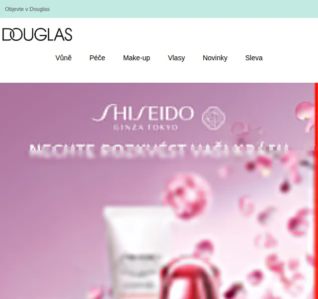 Douglas CZ: Shiseido s dárkem Foreo Luna Fofo – červen 2026 | Nuslet.cz