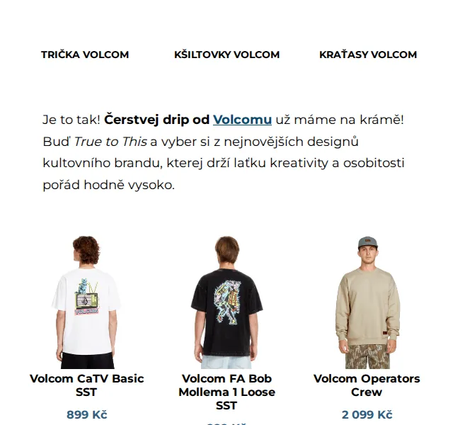 SNOWBOARD ZEZULA: Nová kolekce Volcom – červen 2026 | Nuslet.cz